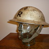 British WWII Rescue Senior Officers steel helmet