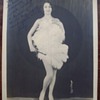 1920's Show Girl signed photo.