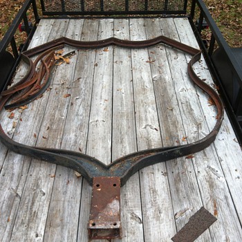 Phillips 66 sign frame. - Petroliana