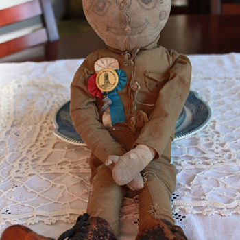 Antique cloth doll - Dolls