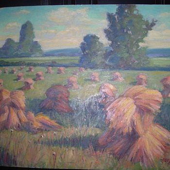 FLOYD HENLINE OIL PAINTING - Visual Art