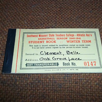 SEASON TICKET BOOK - Basketball