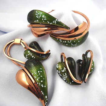 Great Renoir Matisse Parure! - Costume Jewelry