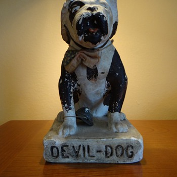 RARE MARINES DEVIL DOG   1918 - Military and Wartime
