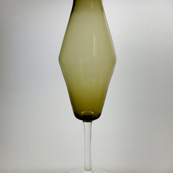 Bengt Orup, Johansfors/Vase on foot O-6053 + Tonerre vase and bowl. - Art Glass