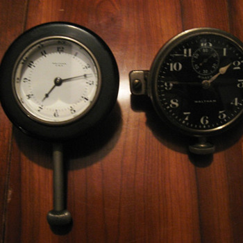 Waltham size 37 car clocks - Clocks