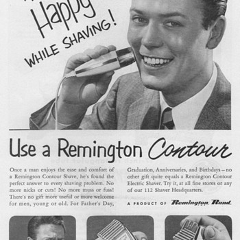 1951 - Remington Shaver Advertisement