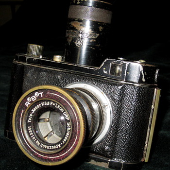 RoBoT Tele-Xenar Schneider-Kreuznach. 1941 Luft waffen camera. Very rare! - Cameras