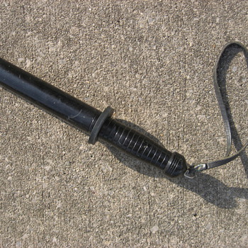 12" Police Officer Nightstick, Billy club, Baton, Blackjack 1950s-60s ?