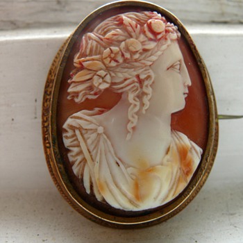 shell cameo brooch - Fine Jewelry
