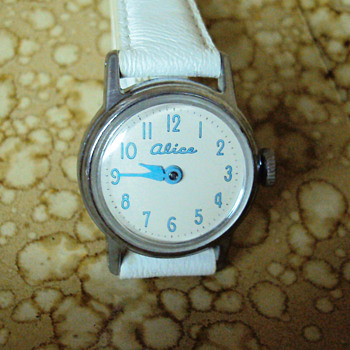 1960 "Name Only" Alice in Wonderland Watch - Wristwatches