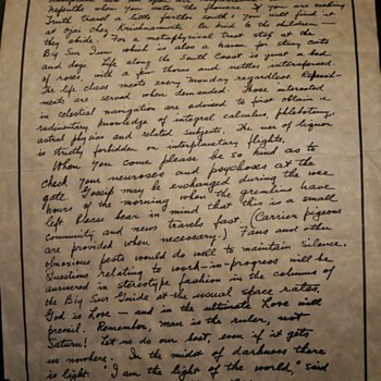 Notice to Visitors by Henry Miller - Paper
