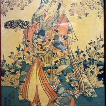 Kunisada triptyich  - Posters and Prints