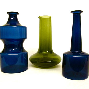 Collection of Timo Sarpaneva Decanters by Iittala - Art Glass