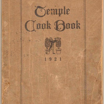 1921 - Temple Cook Book
