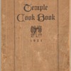 1921 - Temple Cook Book