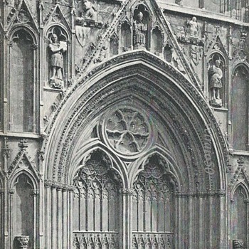 YORK MINSTER, W. PORCH - Postcards