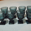 Blue colored Wine goblets