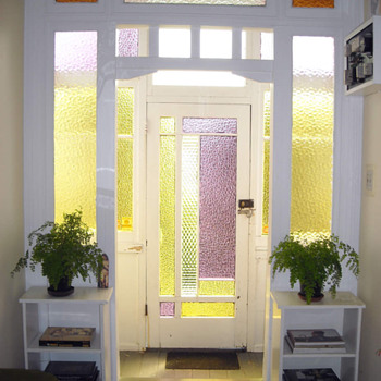 Stained Glass Entrance Way Hall - Furniture
