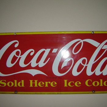 1948 Canadian Porcelain - Coca-Cola