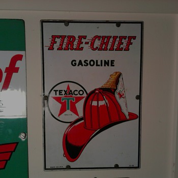 Texaco Pump Signs  