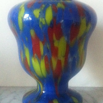 Czech Art Deco export vase - Art Glass