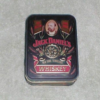 Jack Daniel's Whiskey Tin 1980's - Advertising