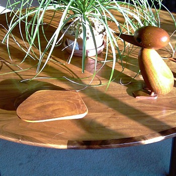 Danish Modern Ducks, Coasters, and Table