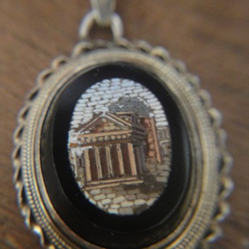 This micro mosaic pendant makes my "Grand Tour" complete