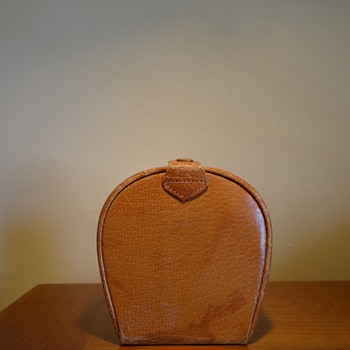 VINTAGE ENGLISH LEATHER CASE/1940's - Accessories