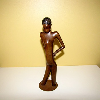 Rare Art Deco African Figure - Art Deco