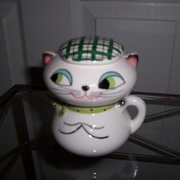 Holt Howard Pixieware Sugar and Creamer Cat - Kitchen