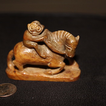 Old or ancient carved small statue