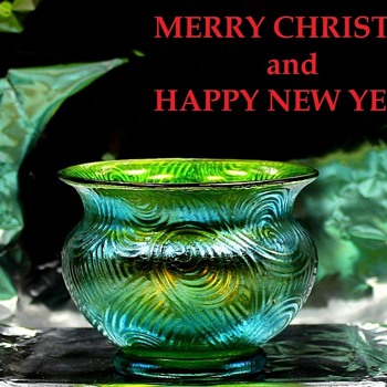 Merry Christmas - Art Glass
