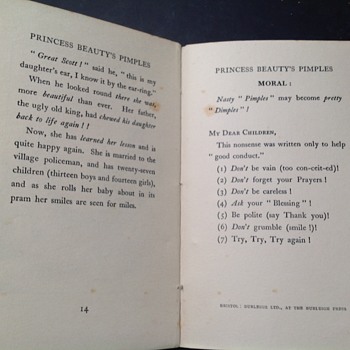 the moral. princess beauty's pimples - Books