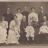 Unusual 1910 dated family portrait