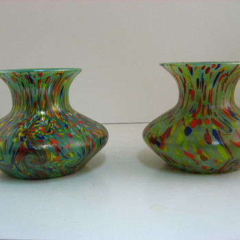 Example of how loetz can be cheap & Ausf 237 side by side - Art Glass