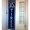 U S Tires Porcelain Sign