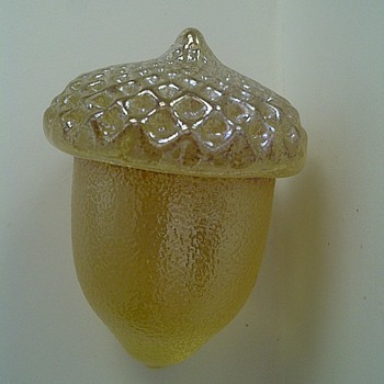 Carnival Glass? Acorn