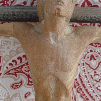 WOOD CARVED CRCIFIX - Fine Jewelry
