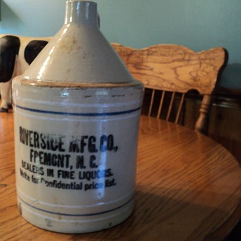 Riverside MFG. CO. Liqour Jug  - Bottles