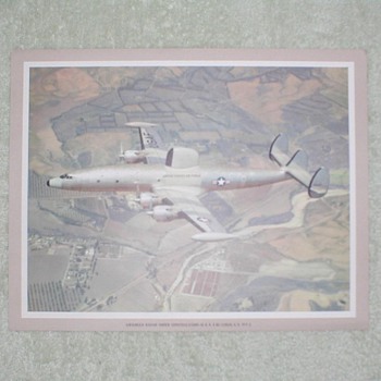 Lockheed Radar Super Constellation Airplane Print