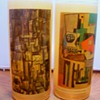 Abstract Art Rubberized Glass