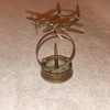 Highly detailed trench art P-38 ashtray