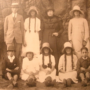 Day of beach in 1918 in Constitución Chile - Photographs