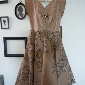 1950's Taffeta Party Dress