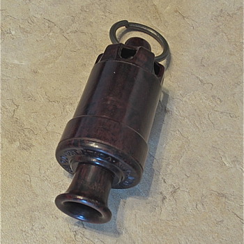 John Lauderbach Utica, NY made Sirene all Bakelite whistle
