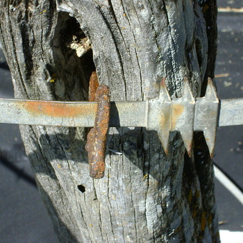 Barbed Wire - Brinkerhoff W/Staple and Punch Scrap Fencing