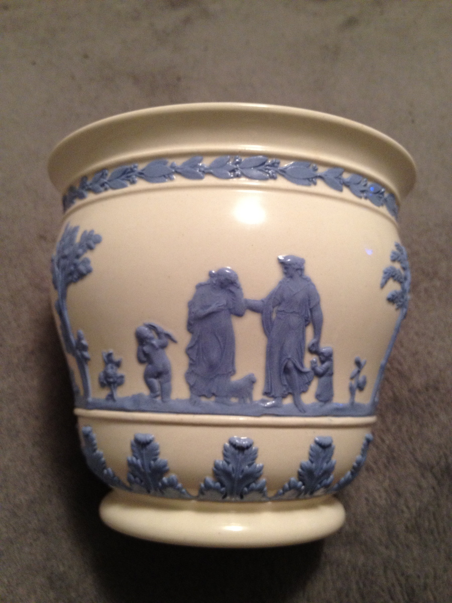 Wedgwood Queensware Embossed Vase Collectors Weekly