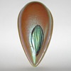 Loetz teardrop-shaped Leonidas architectural piece 